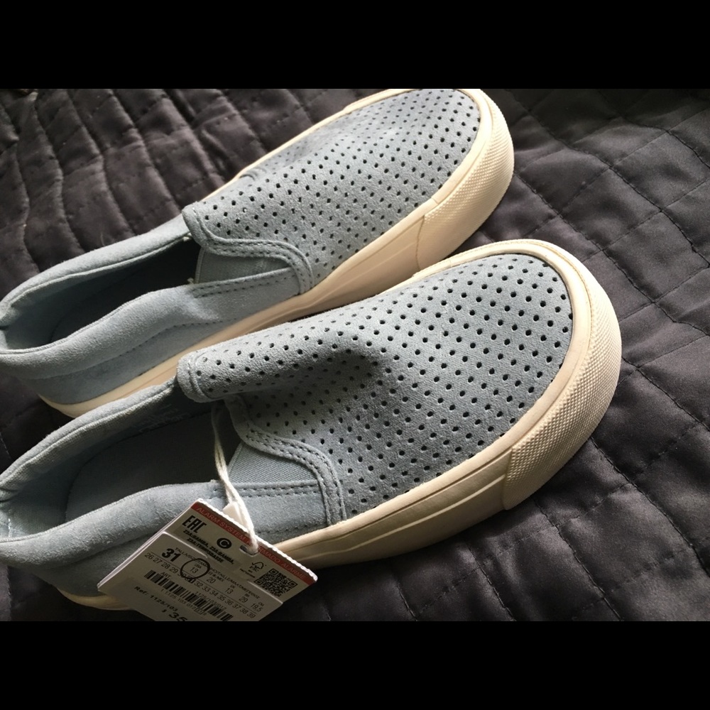 Zara Light Blue Toddler Shoes
